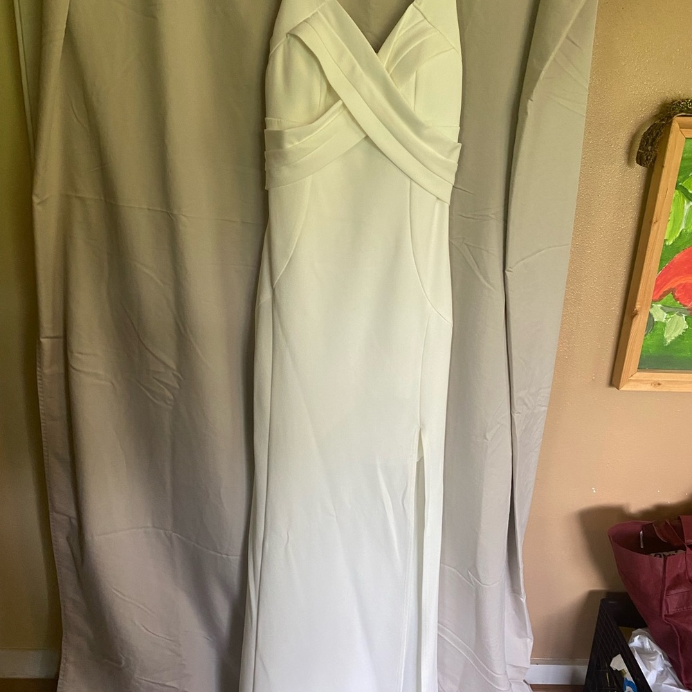 White gown
